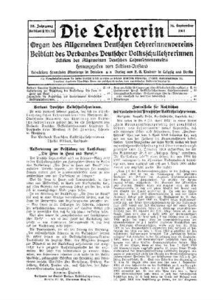Verband Deutscher Volksschullehrerinnen