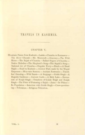 Chapter V. Mountain passes from Kashmir - Ladak ...