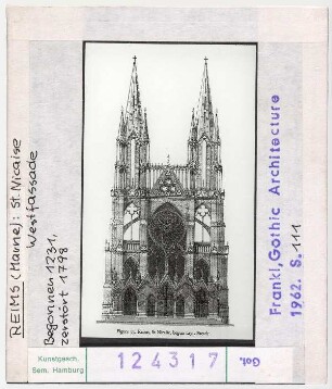 Reims: St. Nicaise, Westfassade