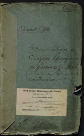 Stiftungen in Pfarrkirche und Kapellen
