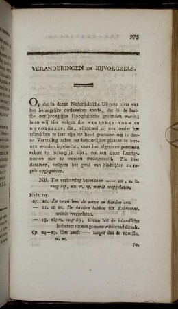 Veranderingen En Bijvoegzels