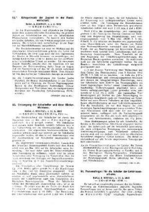 Personalbogen für die Schüler der Gehörlosenschulen : [Erziehung] ; [Für das Reich] ; [Amtliche Erlasse] ; [Amtlicher Teil]
