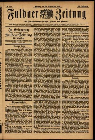 Ausgabe vom Montag, den 28. September 1896.