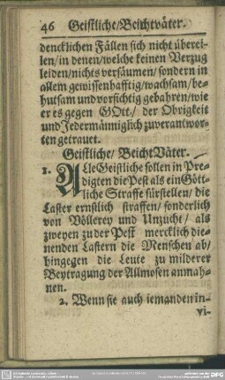 Geistliche, BeichtVäter