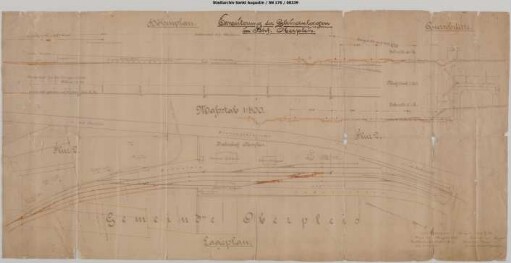 Oberpleis, Bahnhof: Erweiterung der Gleisanlagen