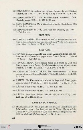 V. Schmuck (Nr. 571-655)