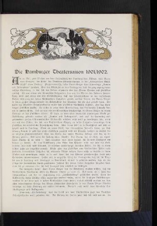 Die Hamburger Theatersaison 1901/1902