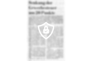 Senkung der Gewerbesteuer um 20 Punkte