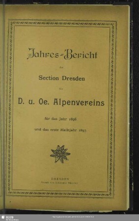 1896/97: Jahresbericht : für die Kalenderjahre ..