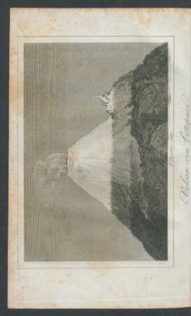 Frontispiz [Tafel: Vulcan von Cotopaxi.]