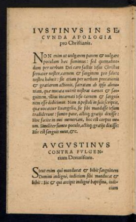Iustinus In Secunda Apologia pro Christianis.
