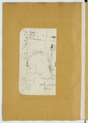 Burg Ranis, Pößneck: Details (aus: Skizzen- und Fotoalbum 20)