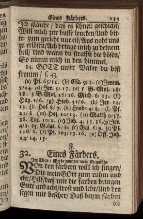 32. Eines Färbers. - 35. Eines Forstmeisters.