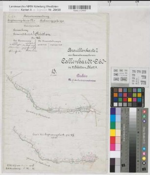 Kallenhardt (Rüthen), Separation Kallenhardt, Bl.11 Brouillonkarte Rüthen Flur 13