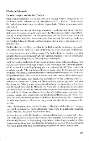 Erinnerungen an Walter Dudek