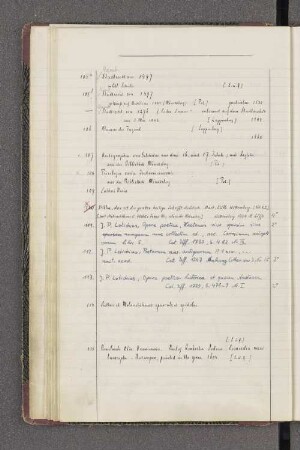 [Nummern 105a - 156 im Catalog zum Scrinium.]