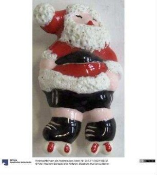 Weihnachtsmann als Anstecknadel