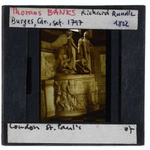 London, St. Paul's Cathedral,London, Banks, Grabmal für Richard Rundle Burgess