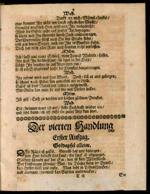 Der vierten Handlung