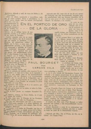 "En el Portico de Oro de la Gloria" por Vargas Vila