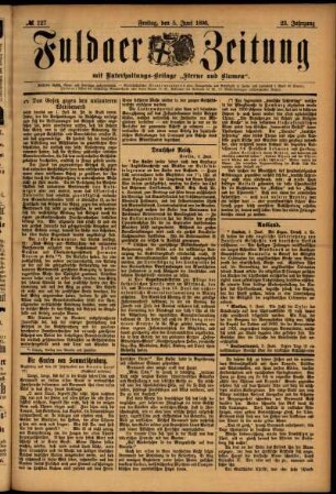 Ausgabe vom Freitag, den 05. Juni 1896.
