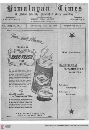 No. XLIII (12 June 1955)