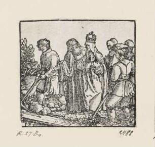 Heilige Helena, aus: "Sanctorum et martyrum Christi icones quaedam artificiosissimae", Frankfurt am Main 1551