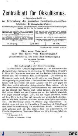 10. Heft (Apr. 1913)