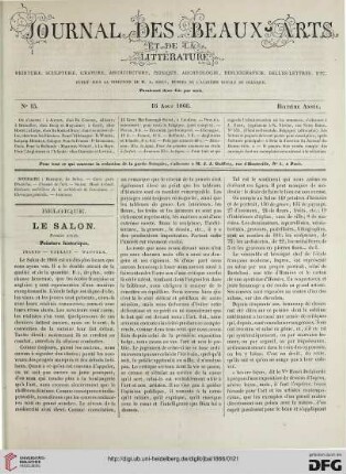 Nr. 15 (16 Août 1866)