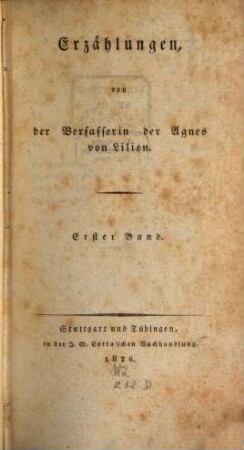 Erzählungen, 1