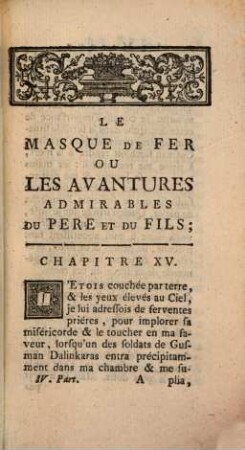 Le Masque De Fer Ou Les Avantures Admirables Du Père Et Du Fils, 4