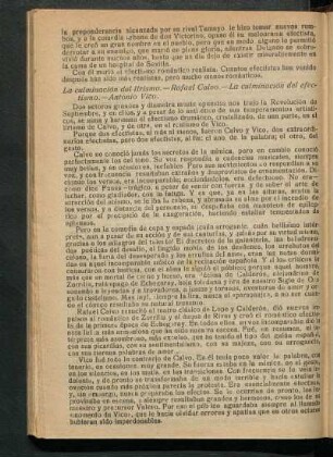 La culminación del lírismo. : Rafael Calvo. - La culminación del efectismo. - Antonio Vico.