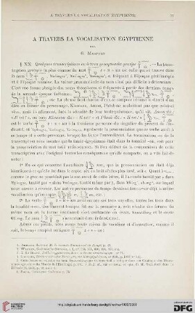 24: À travers la vocalisation égyptienne, [9]