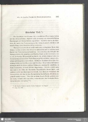 Historischer Theil