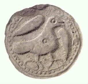 Stempel mit Vogel
