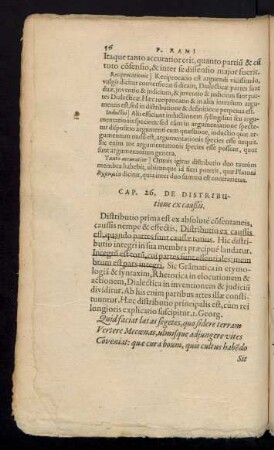 Cap. 26. De Distributione ex caußis.