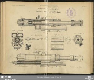 Gesteins-Bohrmaschine von Robert Allison in Port Carbon