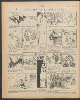 Las sierras en la caricatura