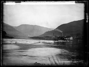 Aussig, Elbe am Schreckenstein
