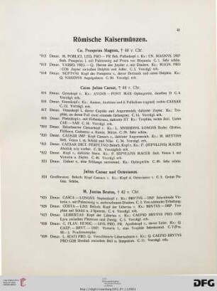Römische Kaisermünzen (Nr. 812-1677)