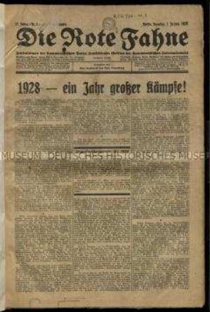 Sozialistische Zeitung. 11. Jahrgang 1928