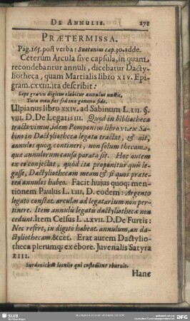 Praetermissa