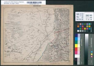 [Topographische Karte 1 : 80.000 von Rheinland und Westfalen-Generalstabskarte -]. Straelen. 27. LF 23°30' B 51°15'. Aufgenommen vom Kgl. Preuss. Generalstab 1844. Gravirt östl. Theil v. Ruzek 1845, westl Theil v. Ludwiger 1854. Nachträge 1868.