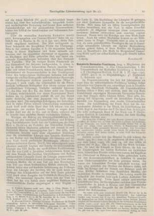 9-10 [Rezension] Blume, Clemens (Hrsg.), Analecta hymnica medii aevi. Vol. 54