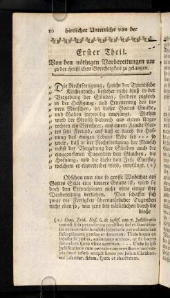 10-52, Erster Theil: Von den nöthigen Vorbereitungen...
