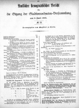 No. 19, 8. Juni 1899