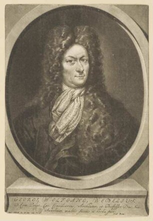 Bildnis des Georgius Wolfgangus Wedelius