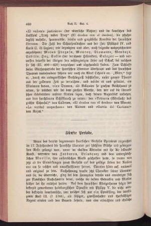 Fünfte Periode.