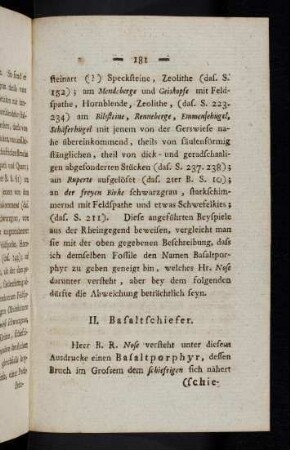 181-204, II. Basaltschiefer