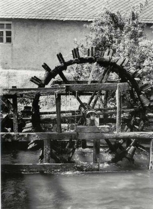 Altes Mühlrad aus Ebermannstadt